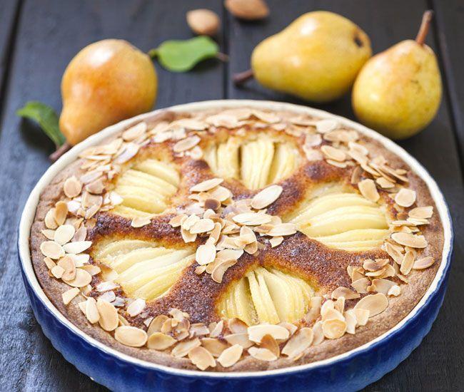 Mandulás körtés pite recept