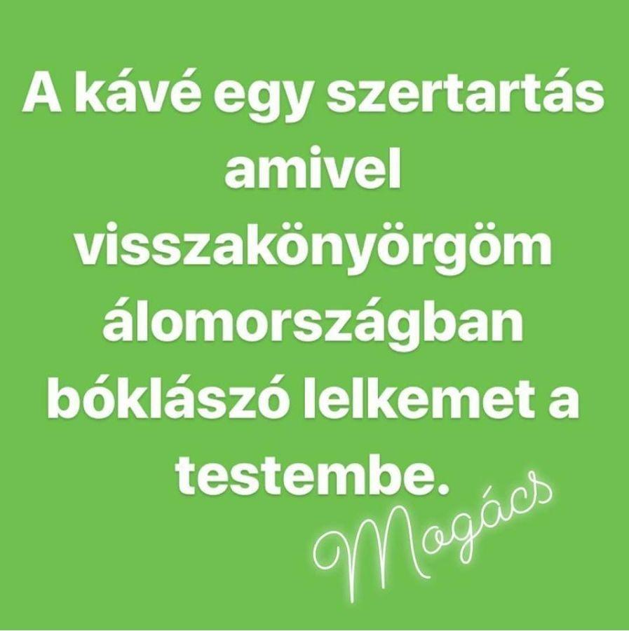 A kávé egy szertartás...