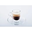 Egy csésze finom, klasszikus, aromás eszpresszó kávé