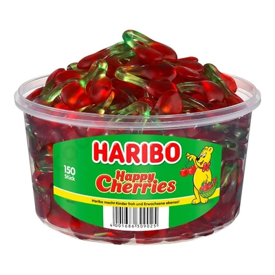 HARIBO Boldog Cseresznyék - Happy Cherries gumicukor - Cseresznye és Cola - COOLCoffee.hu