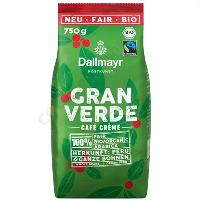 Dallmayr Gran Verde Café Creme - BIO Arabica - COOLCoffee.hu