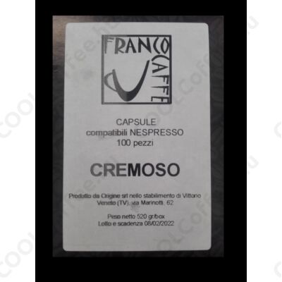 Nespresso Franco Caffe kapszula (100db)
