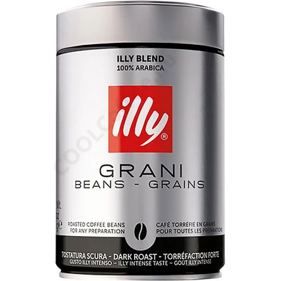 Illy Black szemes kávé (0,25kg) -COOLCoffee.hu